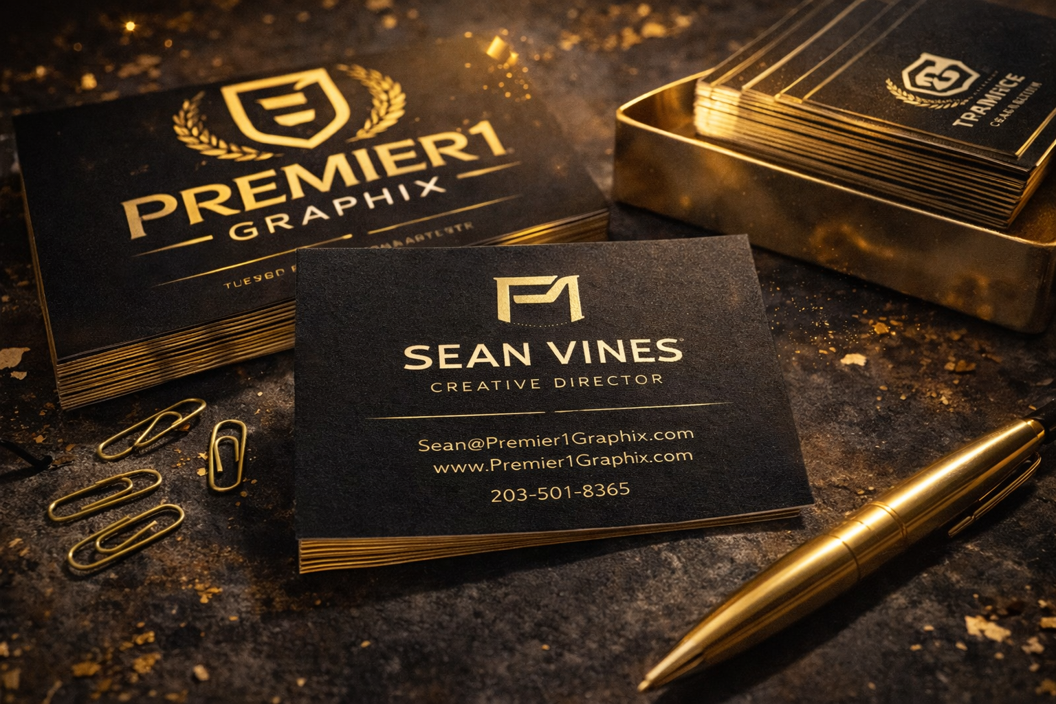 Business card design service